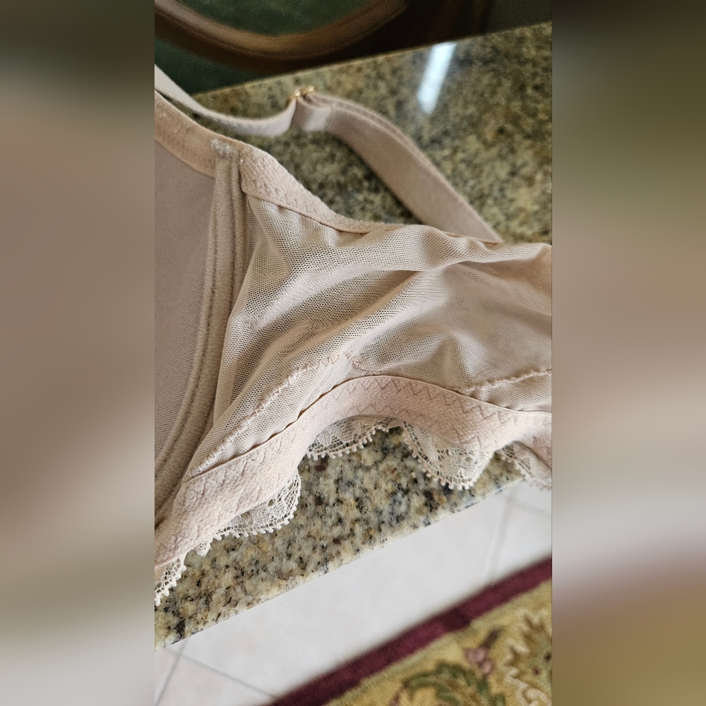 Natori Lace Trimmed Munimizwe Bra Nude 36G - Picture 9 of 11